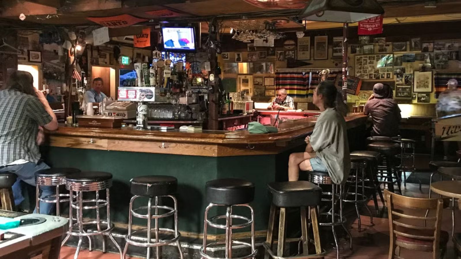 a seedy dive bar