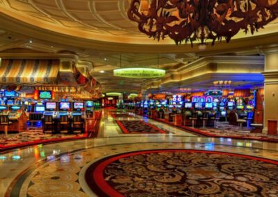The casino section of the Bellagio Resort and Casino